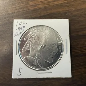 1 oz. BUFFALO ROUND .999 SILVER