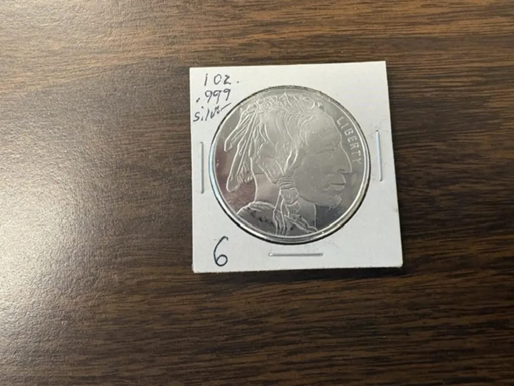 1 oz. BUFFALO ROUND .999 SILVER
