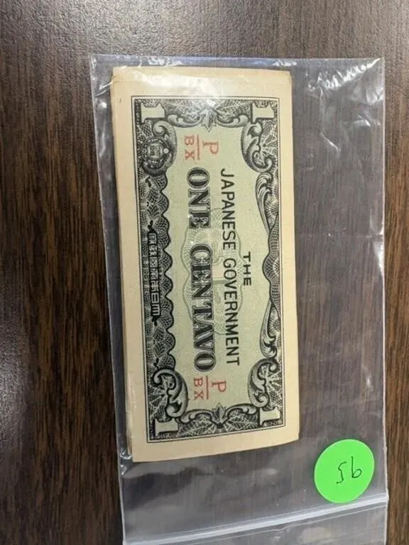 JAPANESE ONE CENTAVO NOTES (16)