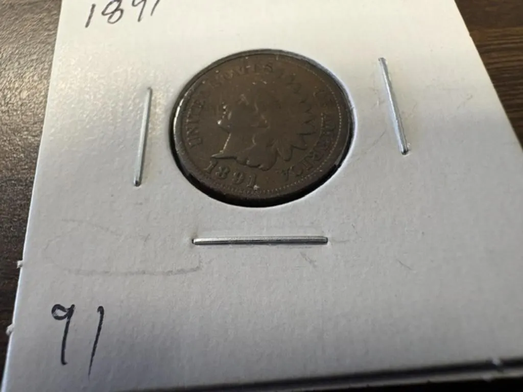 1891 INDIAN HEAD CENT