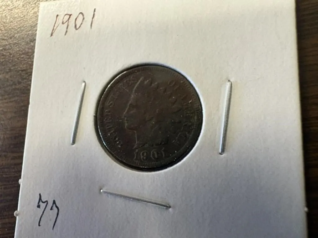 1901 INDIAN HEAD CENT