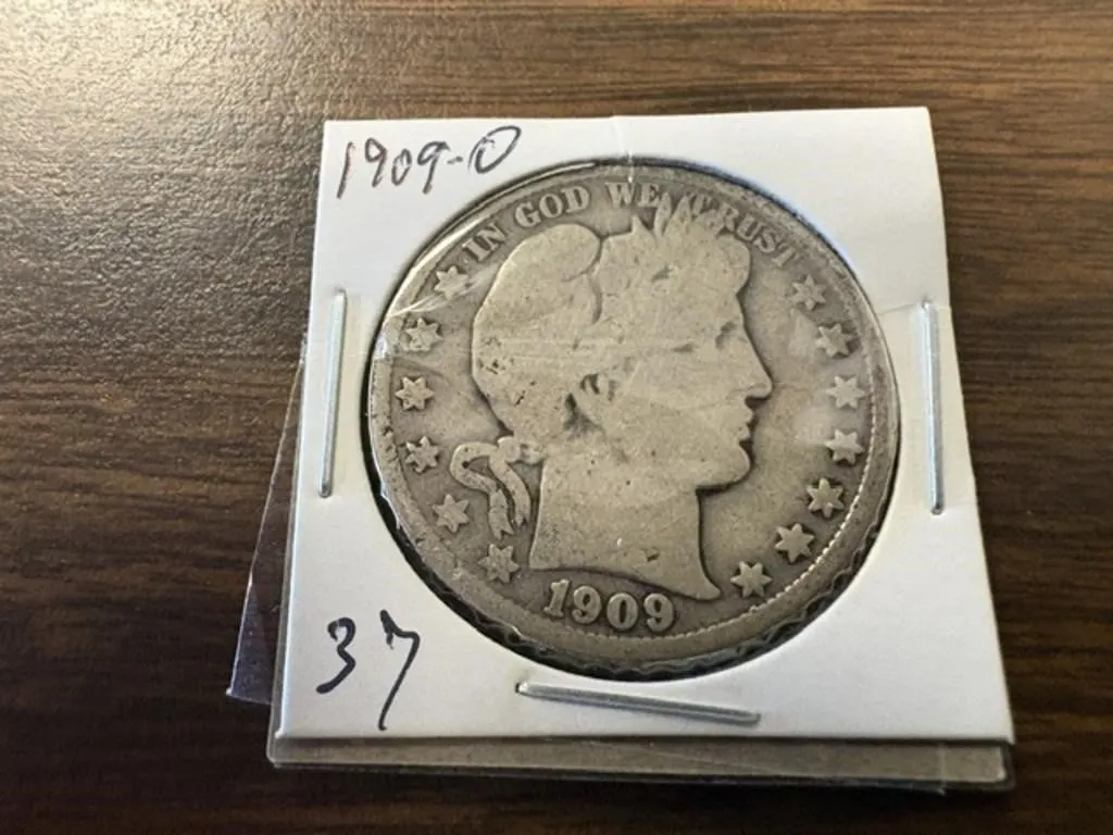 1909-O BARBER HALF