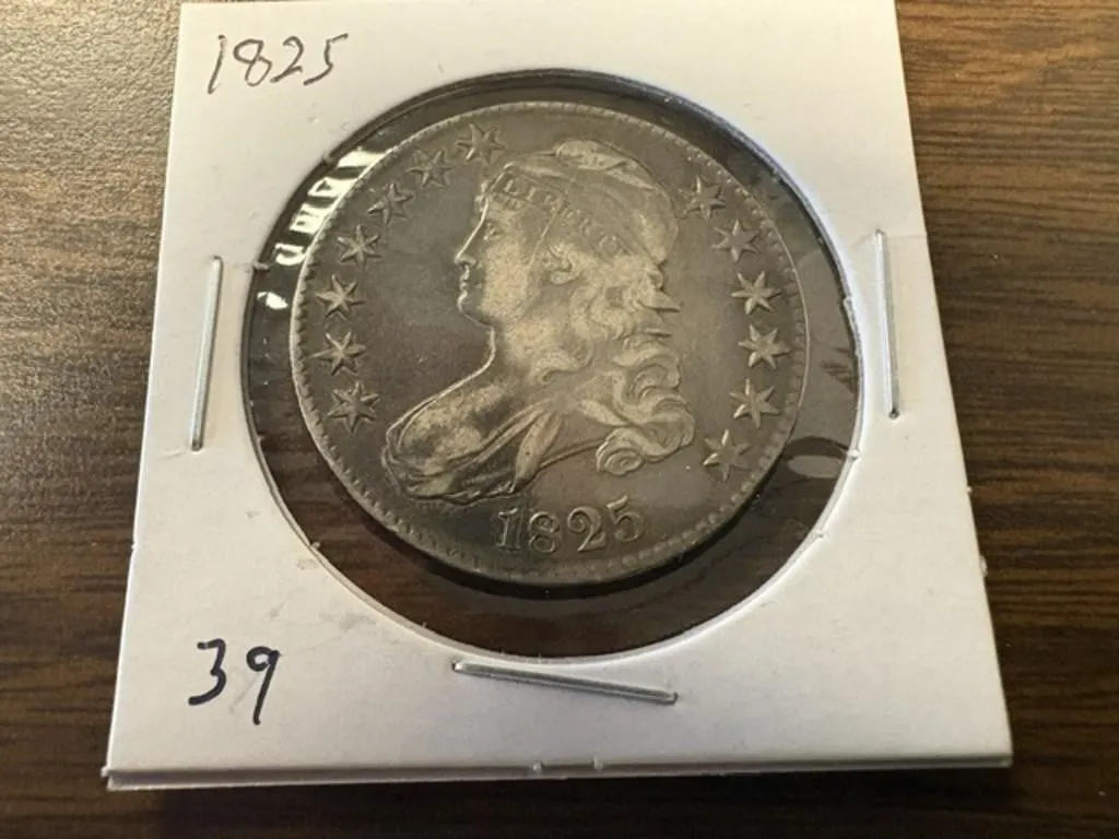 1825 CAPPED BUST HALF