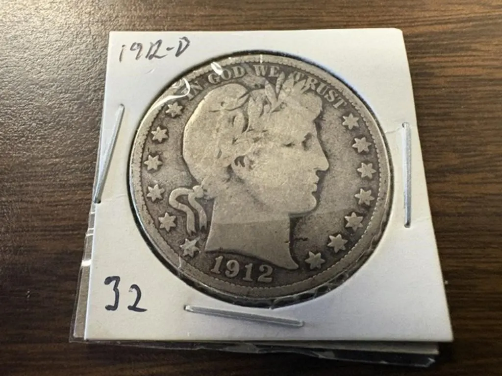 1912-D BARBER HALF