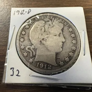 1912-D BARBER HALF