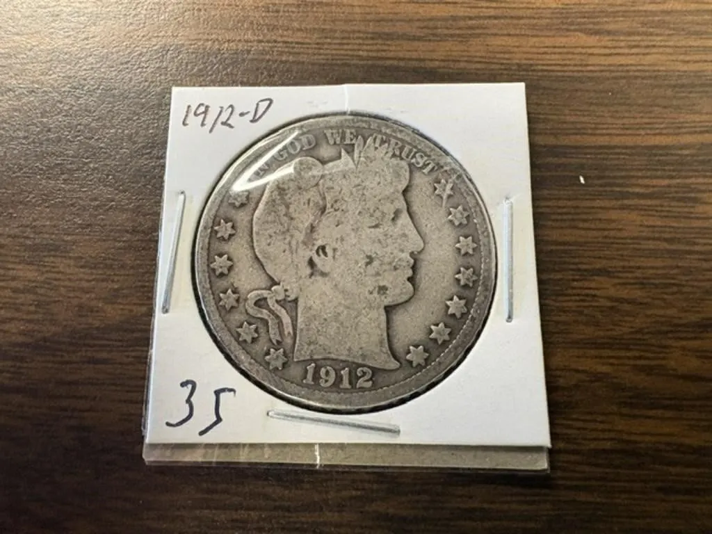 1912-D BARBER HALF