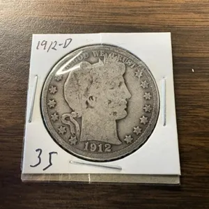 1912-D BARBER HALF