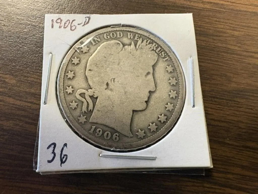 1906-D BARBER HALF