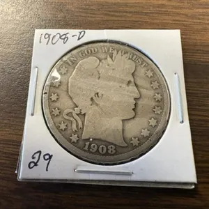 1908-D BARBER HALF