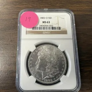 1883-O MORGAN DOLLAR MS63 NGC