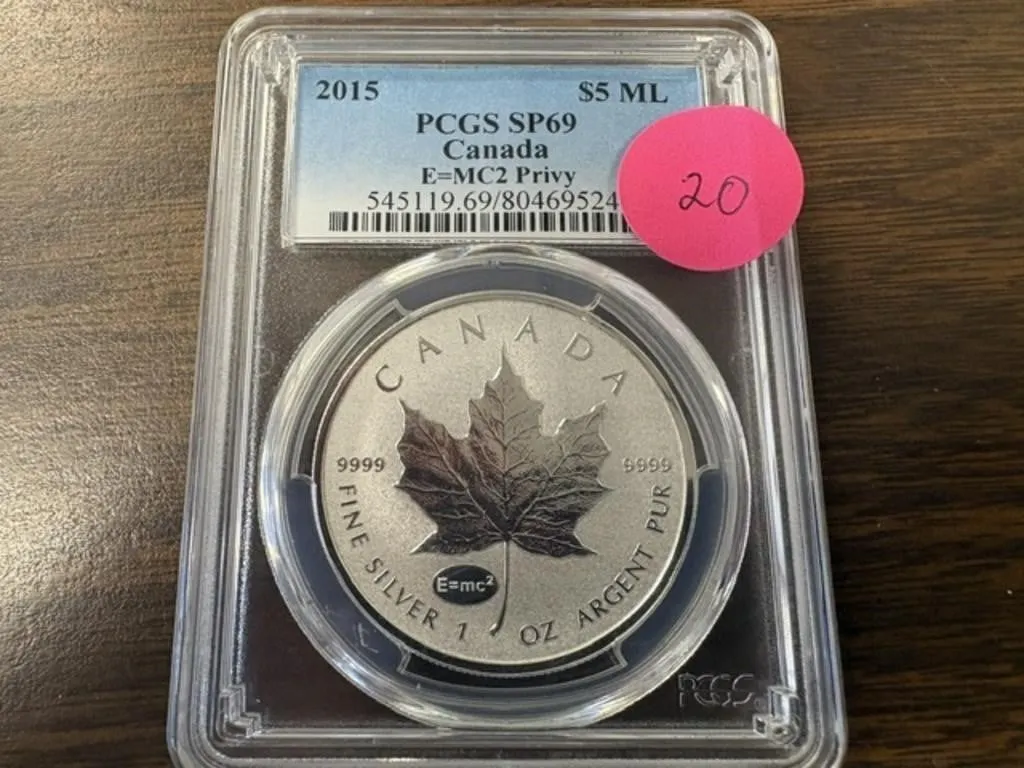 2015 CANADA MAPLE LEAF E=MC2 PRIVY