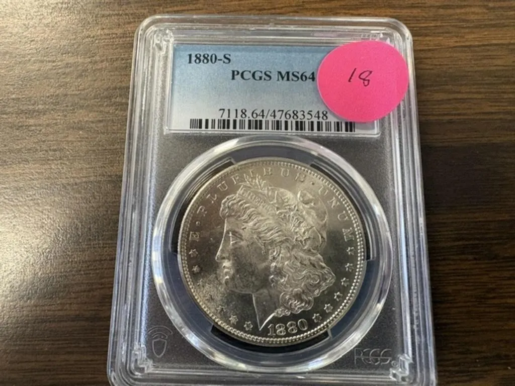 1880-S MORGAN DOLLAR MS64 PCGS