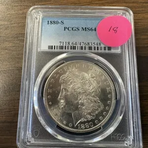 1880-S MORGAN DOLLAR MS64 PCGS