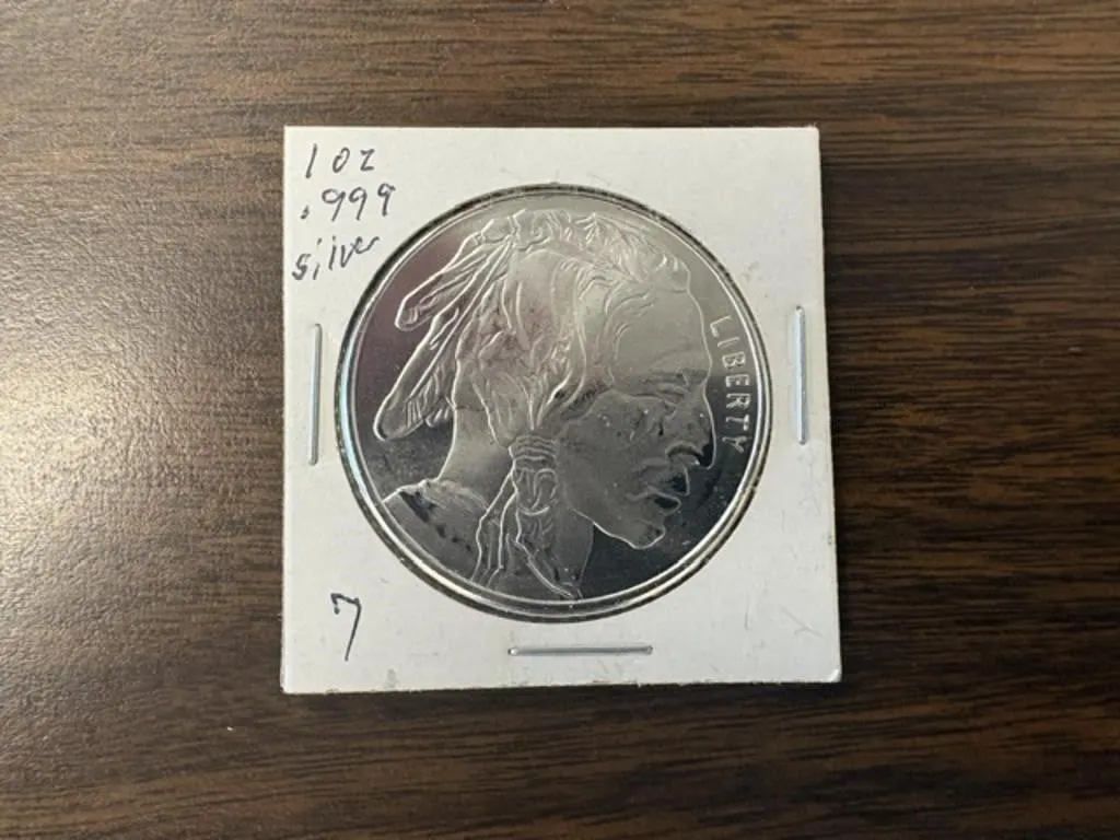 1 oz. BUFFALO ROUND .999 SILVER