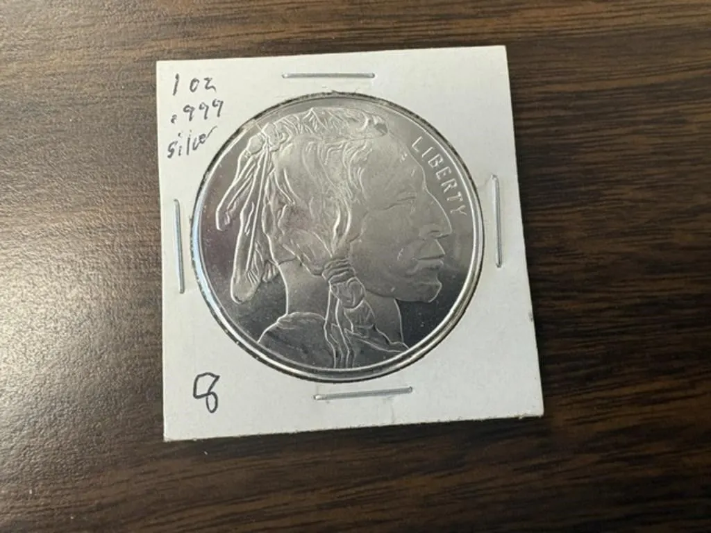 1 oz. BUFFALO ROUND .999 SILVER