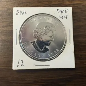 2022 CANADA  MAPLE LEAF 1 oz Silver