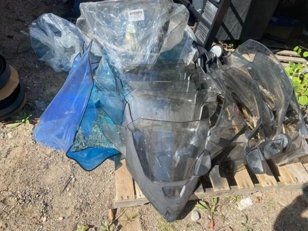 Qty Of Used Snowmobile Windshields