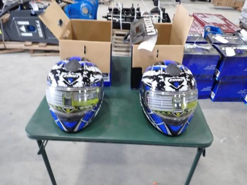 Qty Of (2) Zoan Snowmobile Helmets
