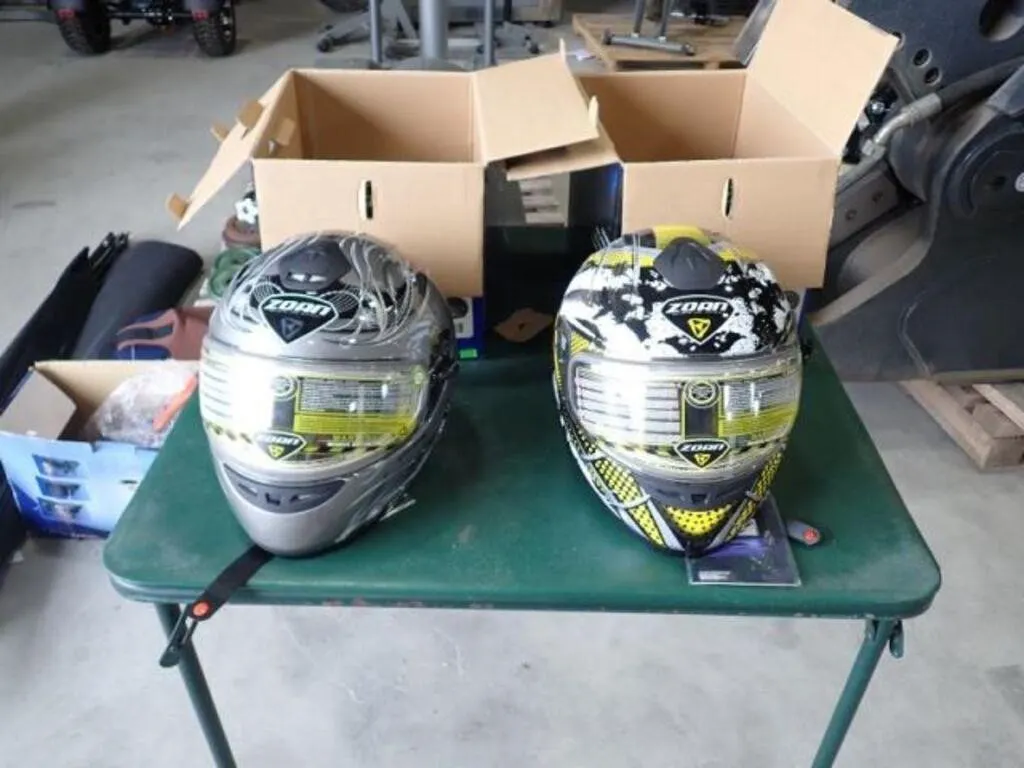 Qty Of (2) Zoan Snowmobile Helmets