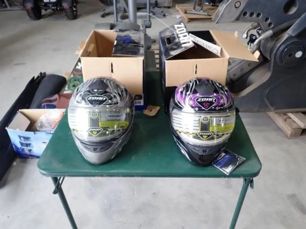 Qty Of (2) Zoan Snowmobile Helmets