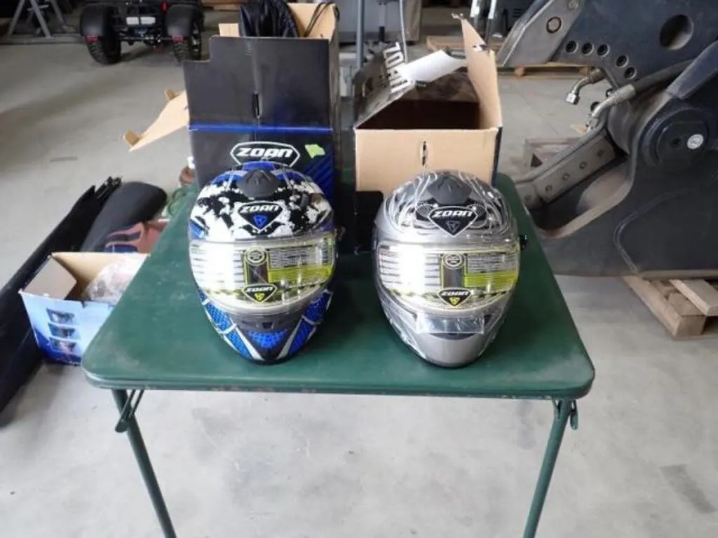 Qty Of (2) Zoan Snowmobile Helmets