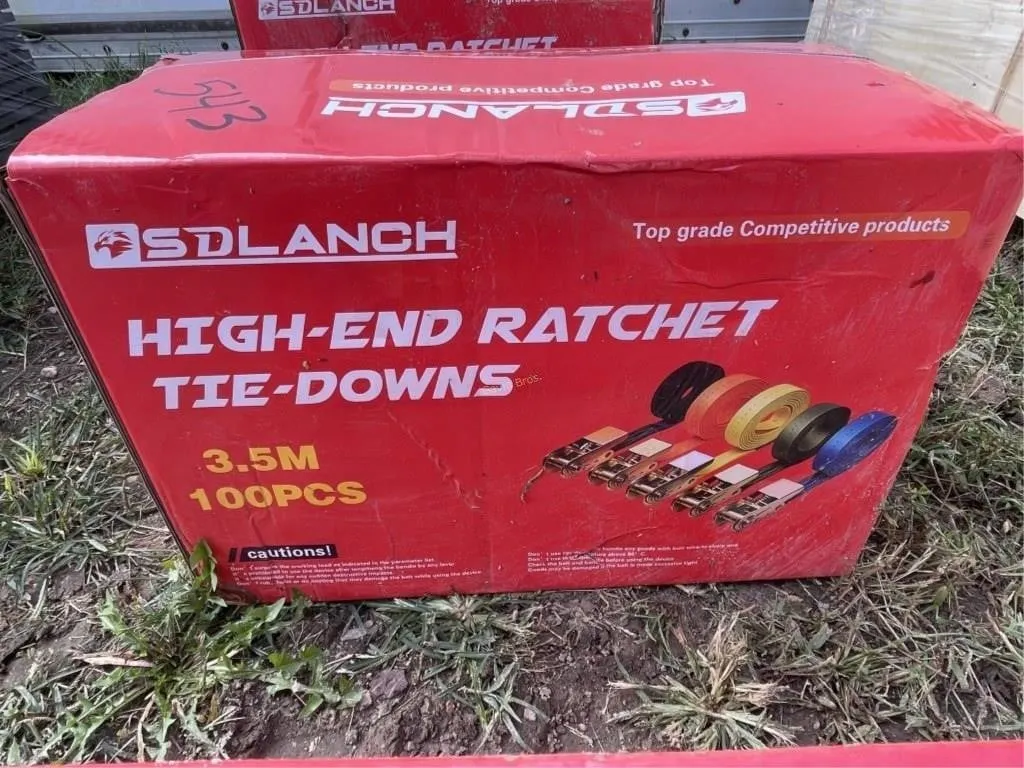 100pcs 3.5M Ratchet Straps