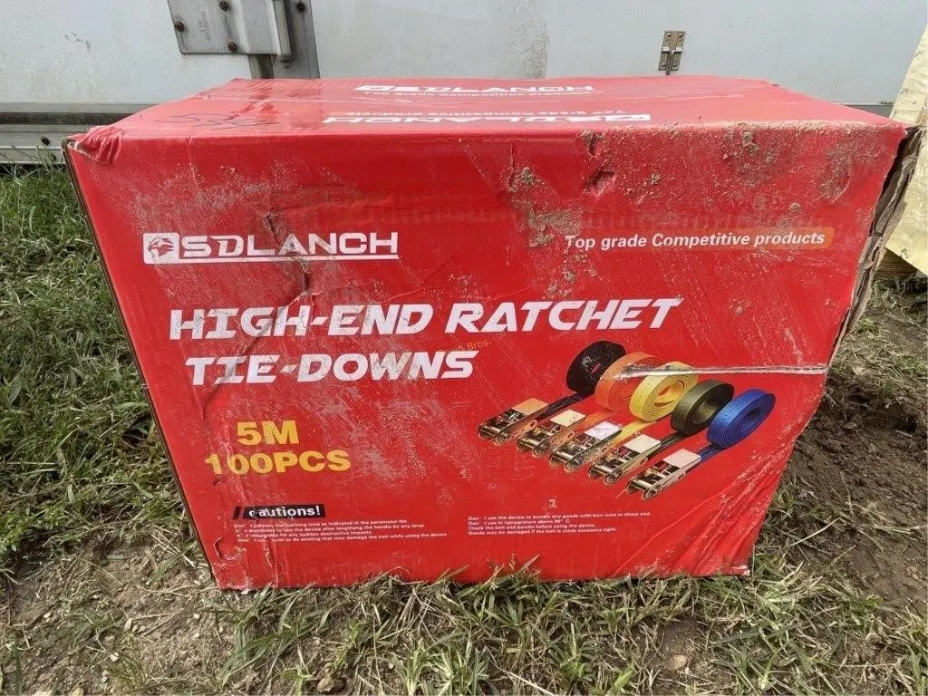 100pcs 5M Ratchet Straps