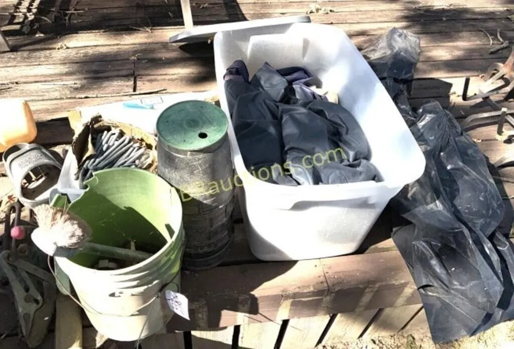 AIR MATTRESS, ETC, PILE