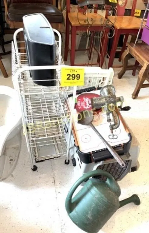 WIRE SHELF, GRINDER, PET TAXI, ETC