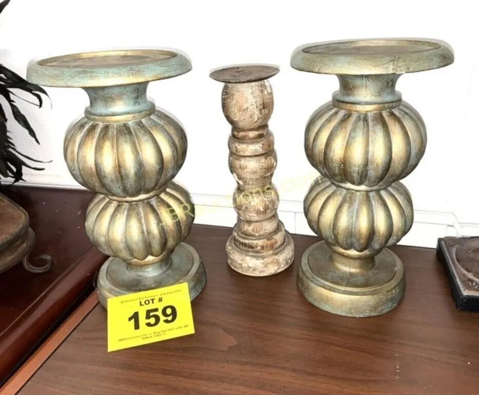 ORNATE CANDLE HOLDERS