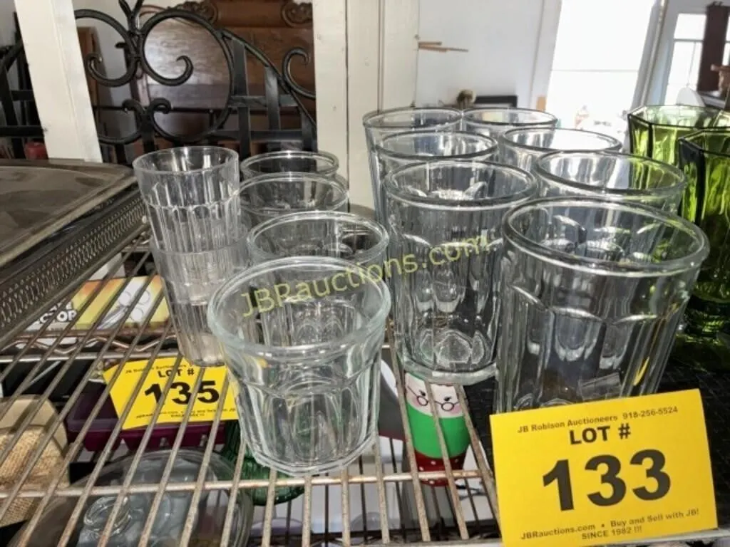 CLEAR GLASSES ASST SIZES