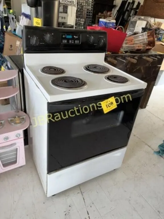 WHIRLPOOL ELECTRIC RANGE