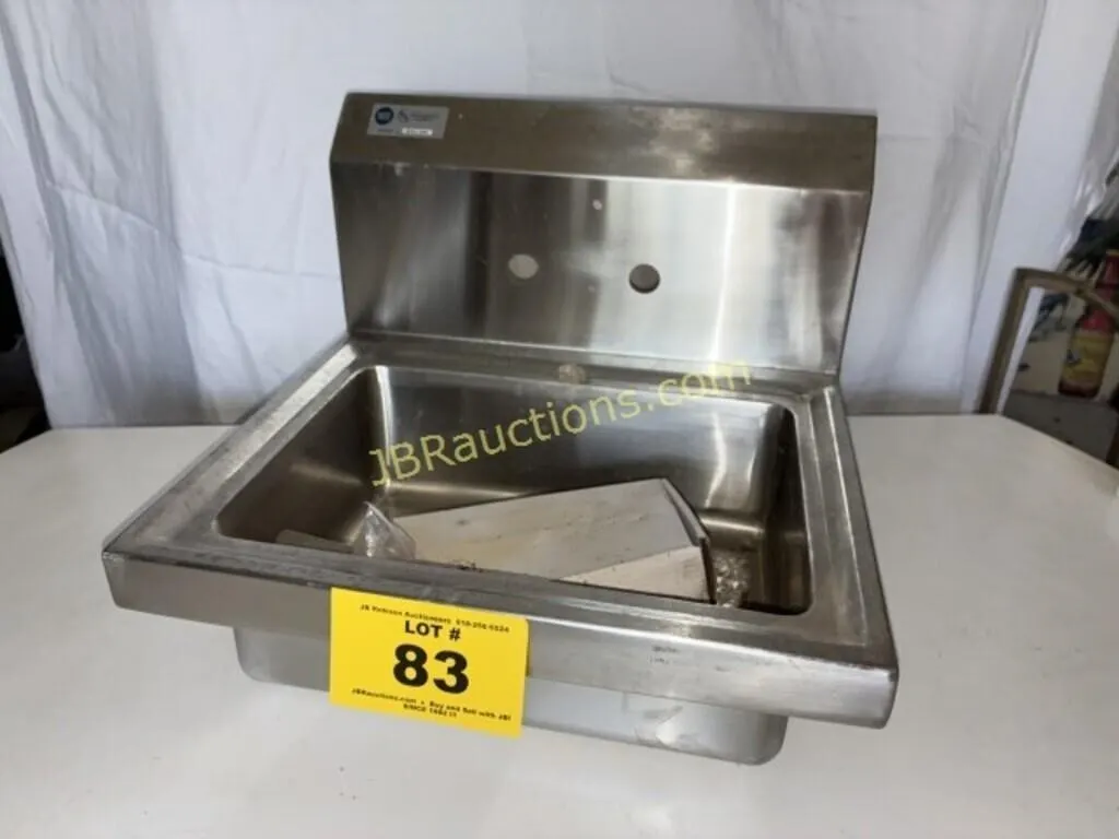 STAINLESS STEEL HAND WASH SINK