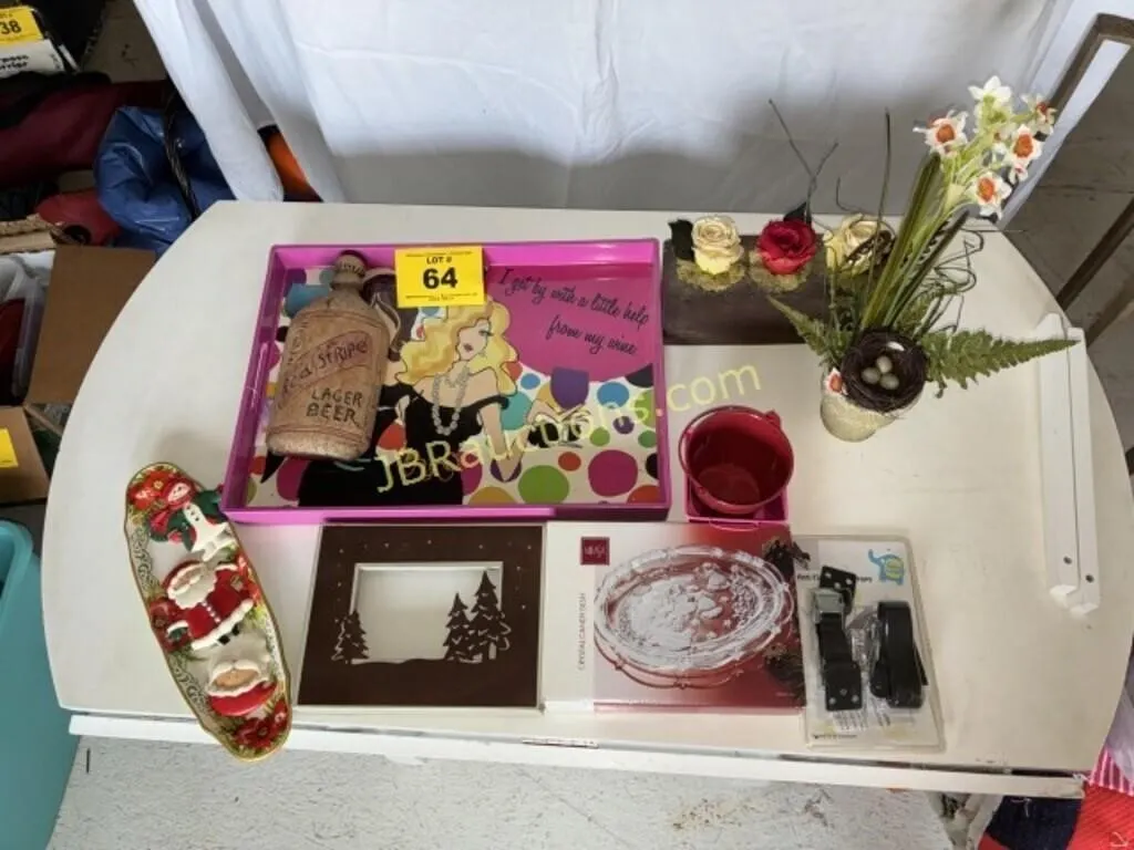 TRAY, FRAME, DECORATIONS