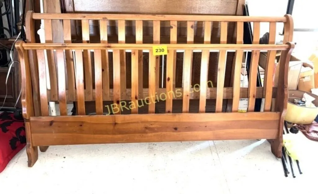 SLEIGH STYLE BED FRAME