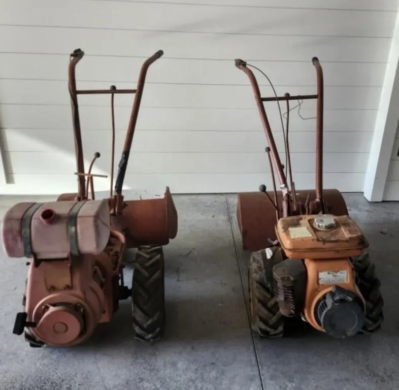 2 Rear Tine Tillers (don't run, motors not locked)