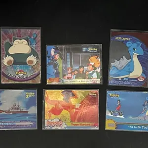 Pokemon Topps Trading Cards (Lot of 6)