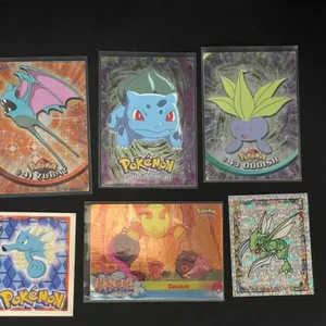 Vintage Pokemon Merlin Trading Cards (Lot of 6)