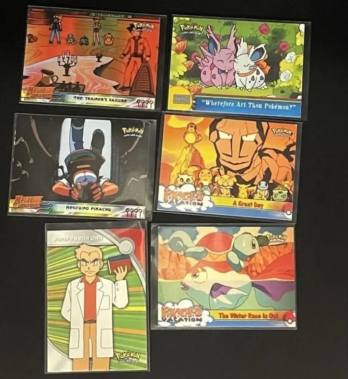 Pokemon Topps Animation Cards (6pc)