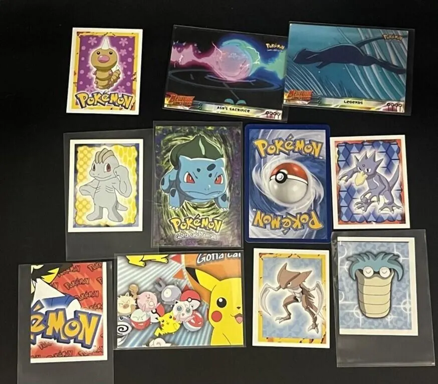 Vintage Pokemon Trading Cards & Promos (Lot of 10)