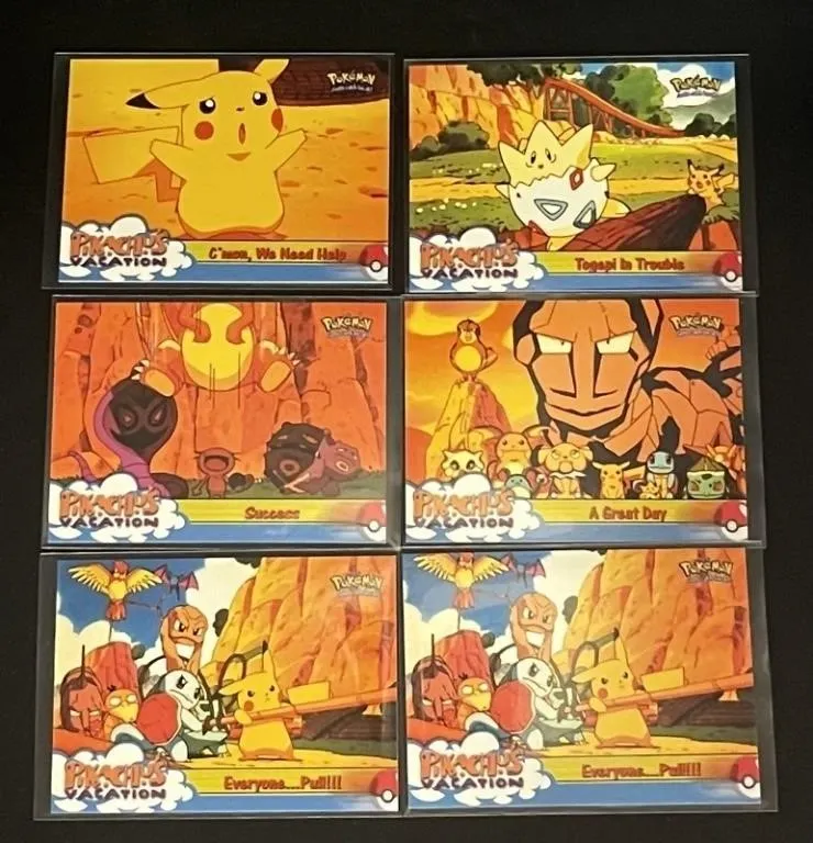 Topps Pokemon Pikachu's Vacation Cards (6pc)