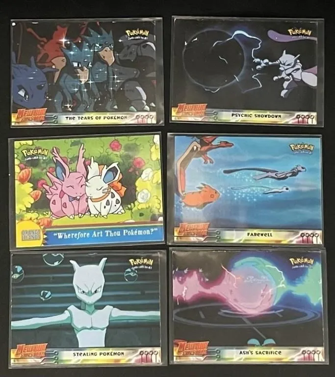 1999 Topps Pokemon Cards (Lot of 6)