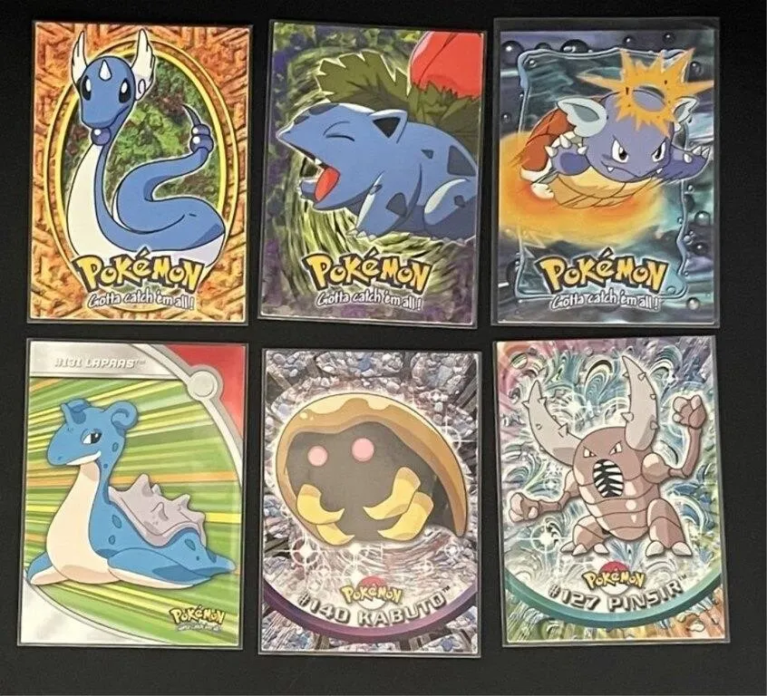 Vintage Topps Pokemon Cards (Lot of 6)