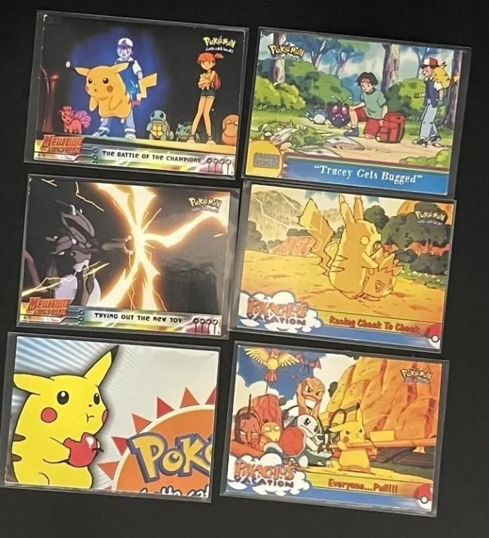 Pokemon Topps Animation Cards (6pc)
