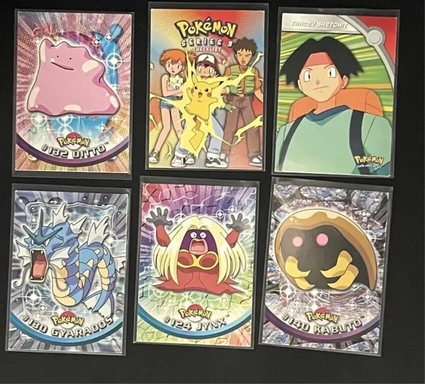 Vintage Pokemon Series 3 Cards (Lot of 6)