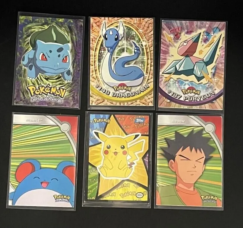Topps Pokemon Trading Cards (6)