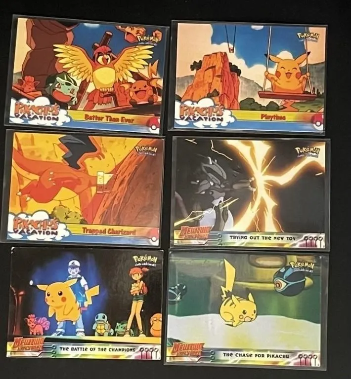 Topps Pokemon Movie Animation Cards (Lot of 6)