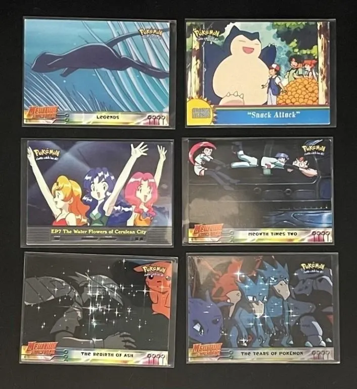 Topps Pokemon Trading Cards (Lot of 6)