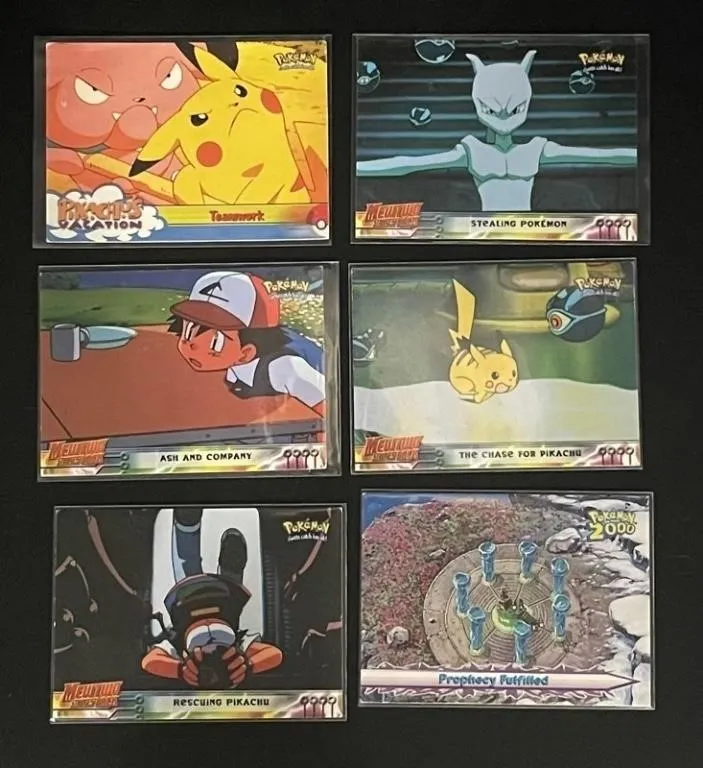 Pokemon 2000 Movie Scene Cards (Lot of 6)