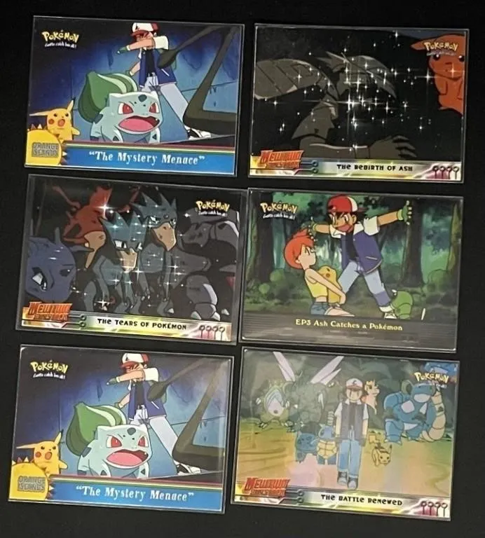 Pokemon Topps TV Animation Cards (6)